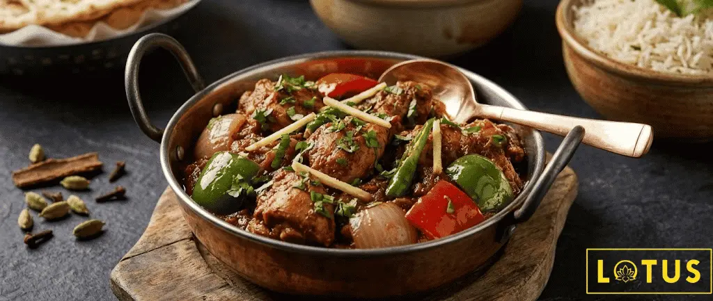 Kadai Chicken Handi Kassa — Lotus Restaurant Patna